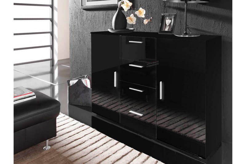WELCH Skänk 138 Svart - Svart - Förvaring - Förvaringsmöbler - Skänkar & sideboards