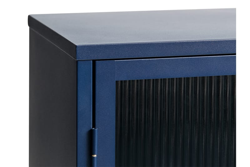 ZIZOU Sideboard 3 delar 132 cm Blå - Förvaring - Förvaringsmöbler - Skänkar & sideboards