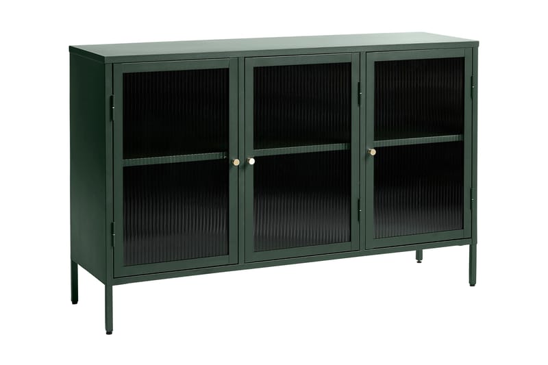 ZIZOU Sideboard 3 delar 132 cm Grön - Förvaring - Förvaringsmöbler - Skänkar & sideboards
