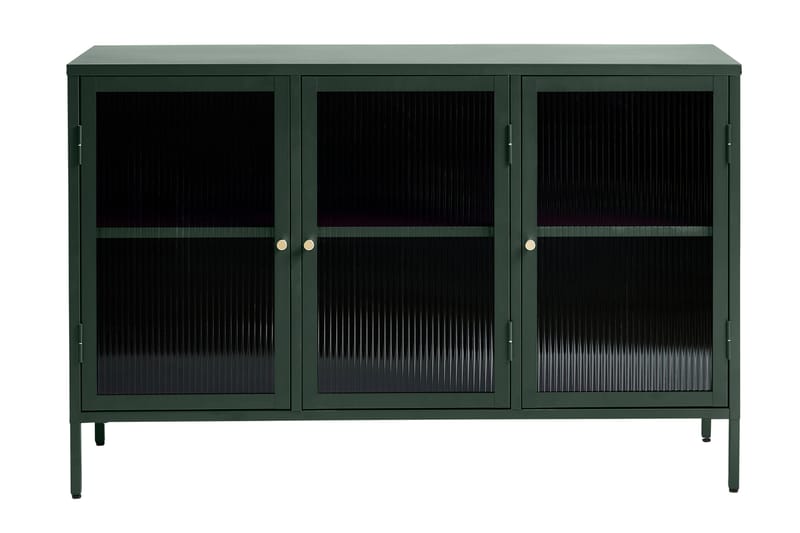 ZIZOU Sideboard 3 delar 132 cm Grön - Förvaring - Förvaringsmöbler - Skänkar & sideboards