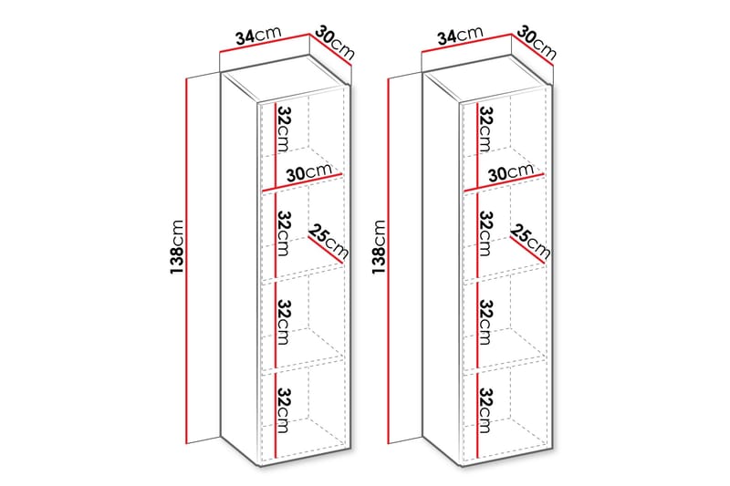 Sigmana Highboard - Beige - Förvaring - Förvaringsmöbler - Byrå