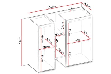 Sigmana Highboard - Svart - Förvaring - Förvaringsmöbler - Byrå