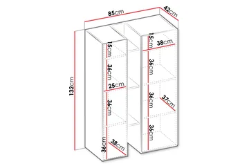 Sigmana Highboard - Vit - Förvaring - Förvaringsmöbler - Byrå