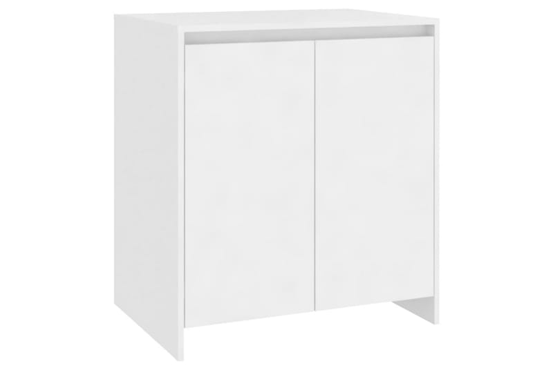 Skänk 2 delar vit konstruerat trä - Vit - Förvaring - Förvaringsmöbler - Skänkar & sideboards