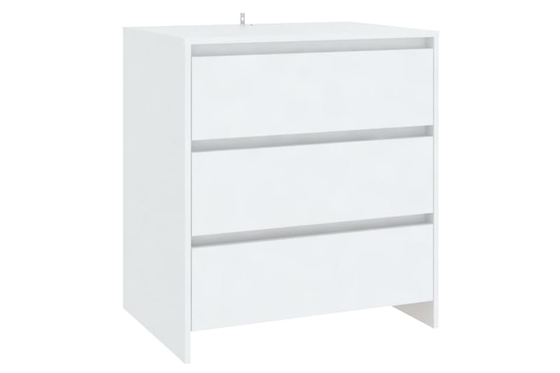 Skänk 2 delar vit konstruerat trä - Vit - Förvaring - Förvaringsmöbler - Skänkar & sideboards