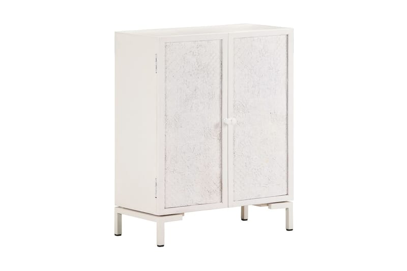 Skänk 60x30x76 cm massivt mangoträ - Vit - Förvaring - Förvaringsmöbler - Skänkar & sideboards