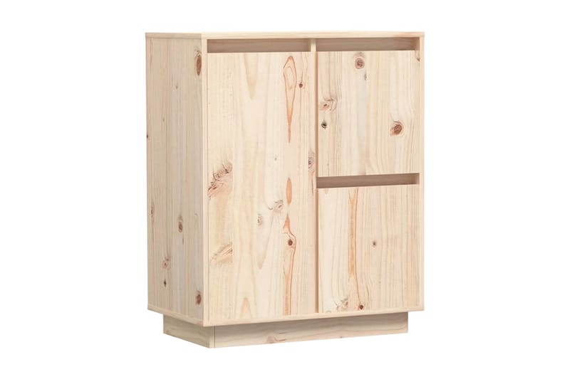 Skänk 60x34x75 cm massiv furu - Brun - Skänkar & sideboards