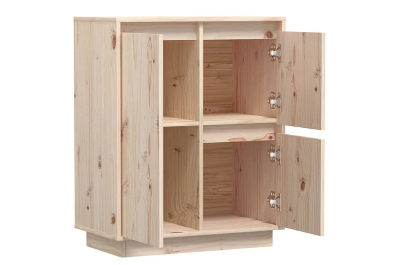Skänk 60x34x75 cm massiv furu - Brun - Förvaring - Förvaringsmöbler - Skänkar & sideboards
