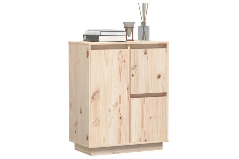 Skänk 60x34x75 cm massiv furu - Brun - Förvaring - Förvaringsmöbler - Skänkar & sideboards