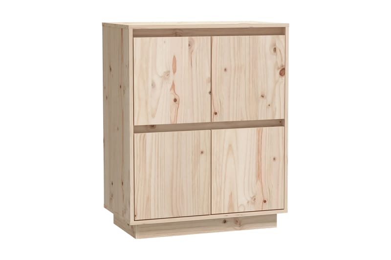 Skänk 60x34x75 cm massiv furu - Brun - Förvaring - Förvaringsmöbler - Skänkar & sideboards