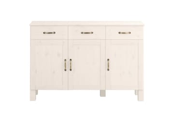 Skänk Alby 125x38x85 cm, Vit - 125x38x85 cm, Vit - Förvaring - Förvaringsmöbler - Skänkar & sideboards