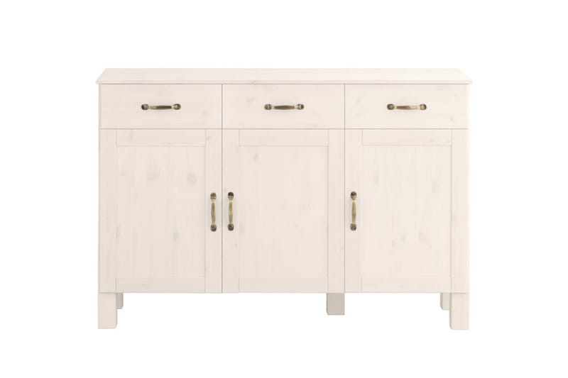 Skänk Alby 125x38x85 cm, Vit - 125x38x85 cm, Vit - Förvaring - Förvaringsmöbler - Skänkar & sideboards