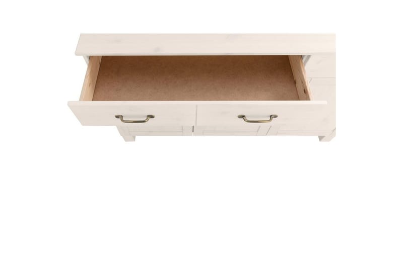 Skänk Alby 125x38x85 cm, Vit - 125x38x85 cm, Vit - Förvaring - Förvaringsmöbler - Skänkar & sideboards