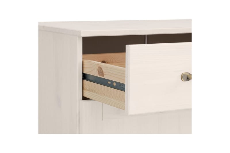 Skänk Alby 125x38x85 cm, Vit - 125x38x85 cm, Vit - Förvaring - Förvaringsmöbler - Skänkar & sideboards