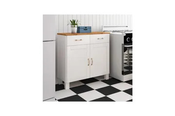 Skänk Alby 85x38x85 cm, Vit/Honung - 85x38x85 cm, Vit/Honung - Förvaring - Förvaringsmöbler - Skänkar & sideboards