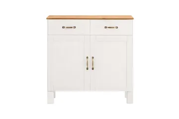 Skänk Alby 85x38x85 cm, Vit/Honung - 85x38x85 cm, Vit/Honung - Förvaring - Förvaringsmöbler - Skänkar & sideboards