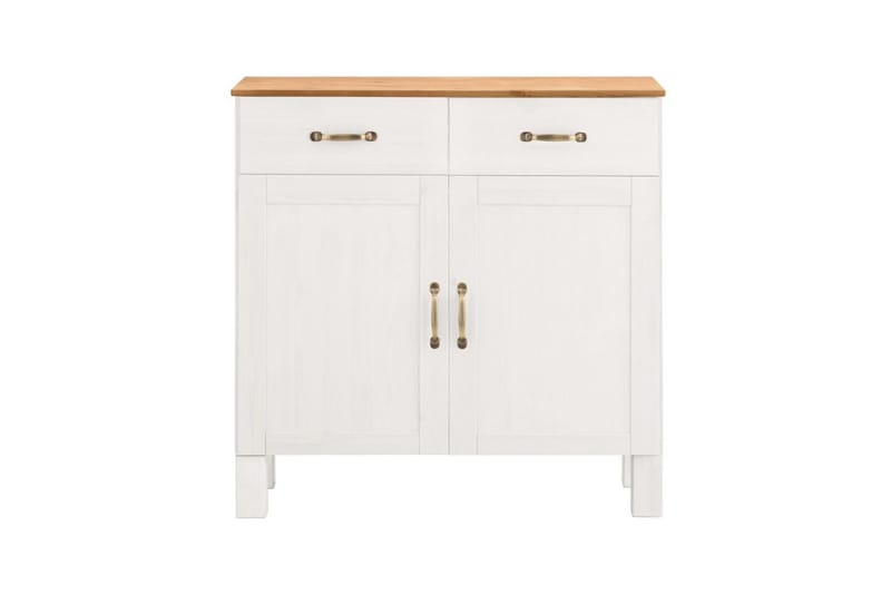 Skänk Alby 85x38x85 cm, Vit/Honung - 85x38x85 cm, Vit/Honung - Förvaring - Förvaringsmöbler - Skänkar & sideboards