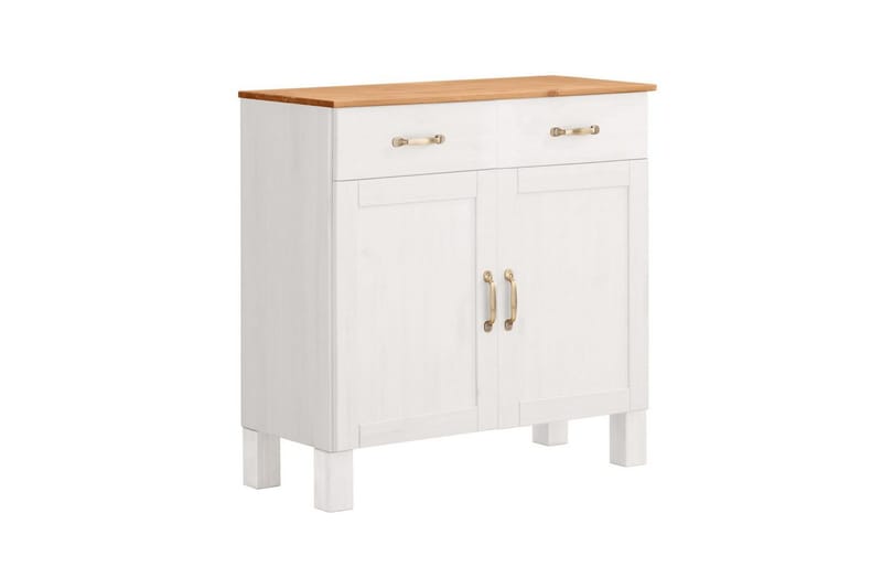 Skänk Alby 85x38x85 cm, Vit/Honung - 85x38x85 cm, Vit/Honung - Förvaring - Förvaringsmöbler - Skänkar & sideboards