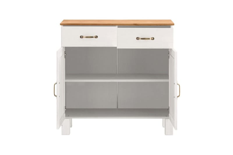 Skänk Alby 85x38x85 cm, Vit/Honung - 85x38x85 cm, Vit/Honung - Förvaring - Förvaringsmöbler - Skänkar & sideboards
