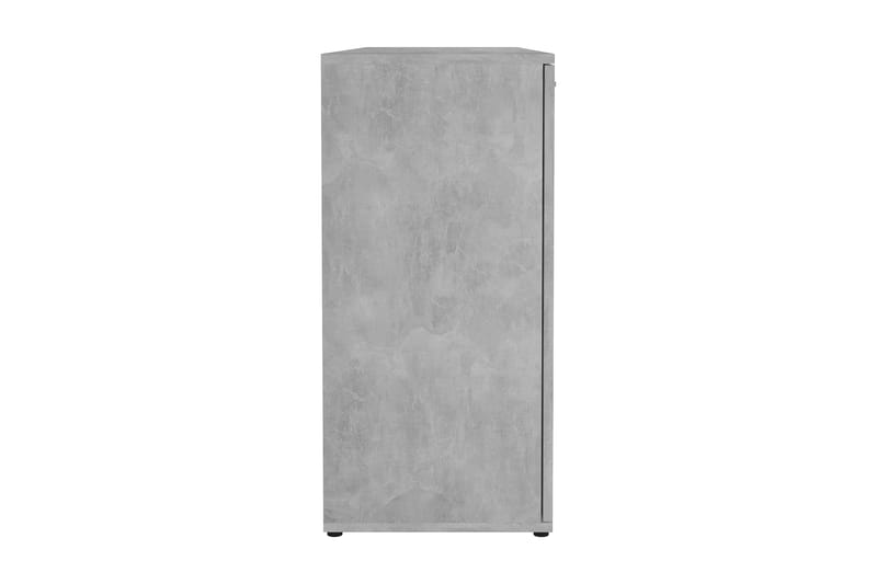 Skänk betonggrå 120x35,5x75 cm spånskiva - Grå - Skänkar & sideboards