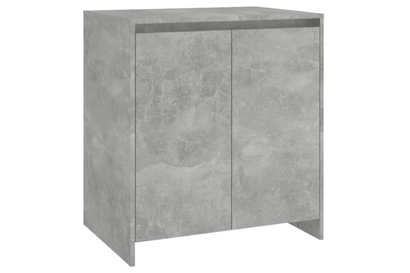 Skänk betonggrå 70x40x73,5 cm spånskiva - Grå - Förvaring - Förvaringsmöbler - Skänkar & sideboards