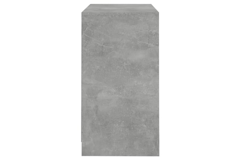 Skänk betonggrå 70x40x73,5 cm spånskiva - Grå - Förvaring - Förvaringsmöbler - Skänkar & sideboards
