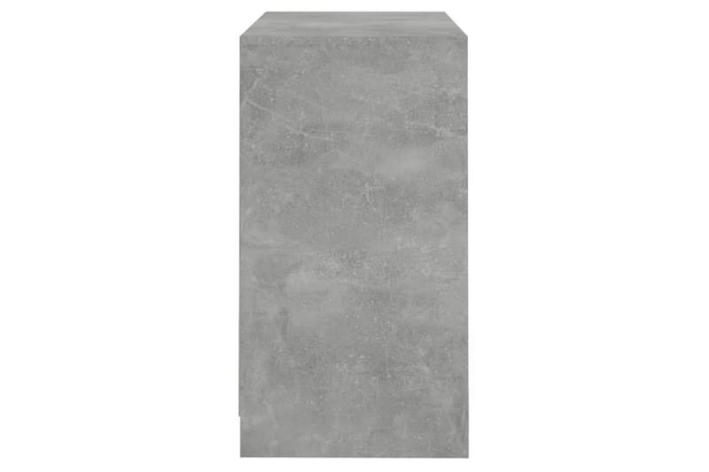 Skänk betonggrå 70x40x73,5 cm spånskiva - Grå - Skänkar & sideboards