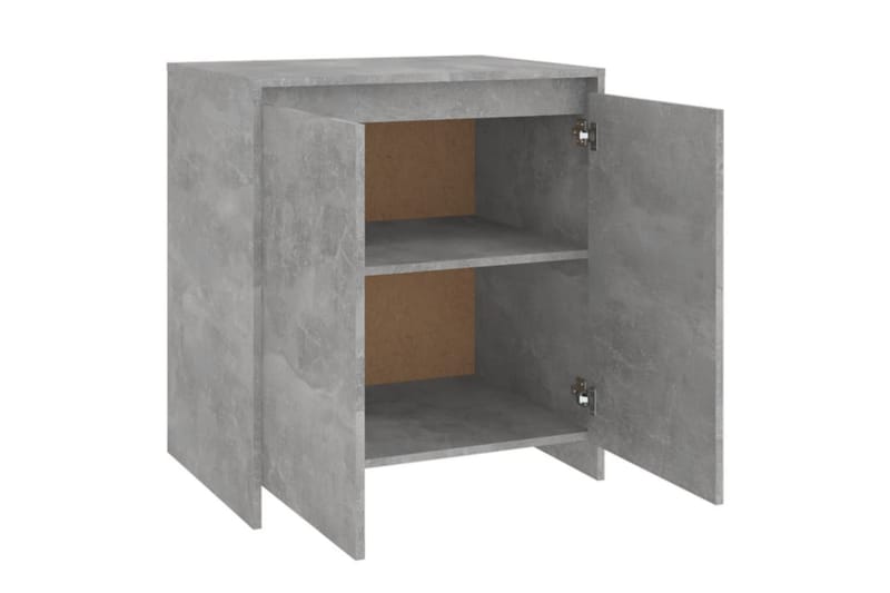Skänk betonggrå 70x40x73,5 cm spånskiva - Grå - Förvaring - Förvaringsmöbler - Skänkar & sideboards