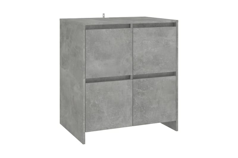 Skänk betonggrå 70x41x75 cm spånskiva - Betonggrå - Förvaring - Förvaringsmöbler - Skänkar & sideboards