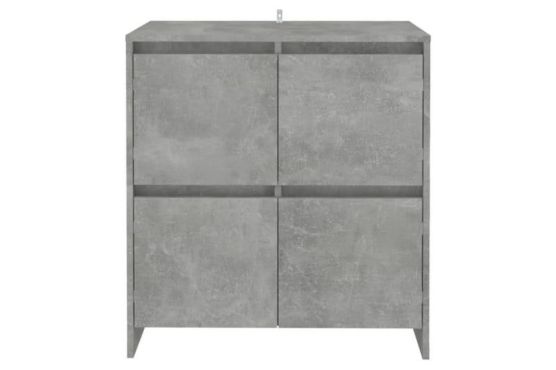Skänk betonggrå 70x41x75 cm spånskiva - Betonggrå - Förvaring - Förvaringsmöbler - Skänkar & sideboards