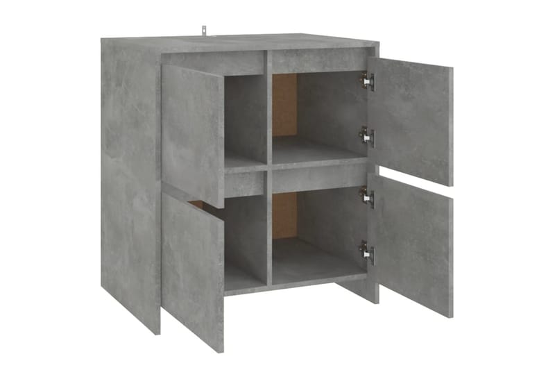 Skänk betonggrå 70x41x75 cm spånskiva - Betonggrå - Förvaring - Förvaringsmöbler - Skänkar & sideboards