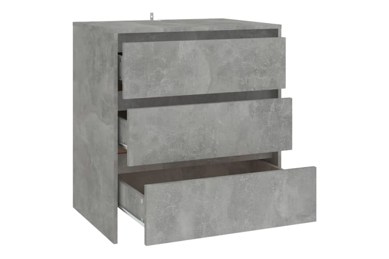 Skänk betonggrå 70x41x75 cm spånskiva - Betonggrå - Skänkar & sideboards
