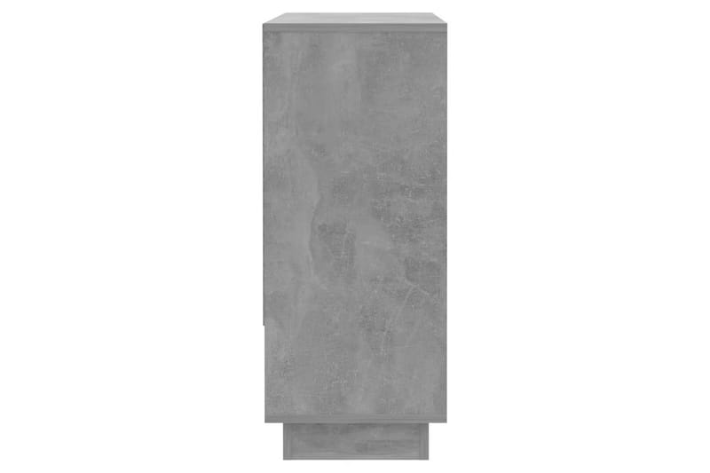 Skänk betonggrå 97x31x75 cm spånskiva - Betonggrå - Förvaring - Förvaringsmöbler - Skänkar & sideboards