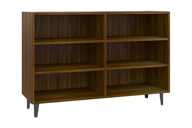 Skänk brun ek 103,5x35x70 cm spånskiva - Brun - Förvaring - Förvaringsmöbler - Skänkar & sideboards