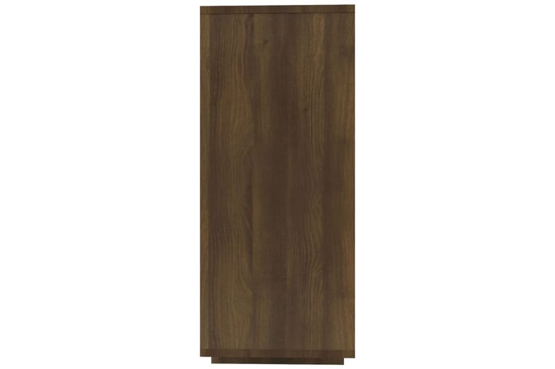 Skänk brun ek 120x30x75 cm spånskiva - Brun - Skänkar & sideboards