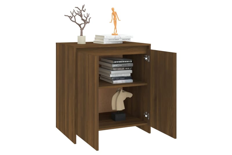 Skänk brun ek 70x40x73,5 cm spånskiva - Brun - Förvaring - Förvaringsmöbler - Skänkar & sideboards