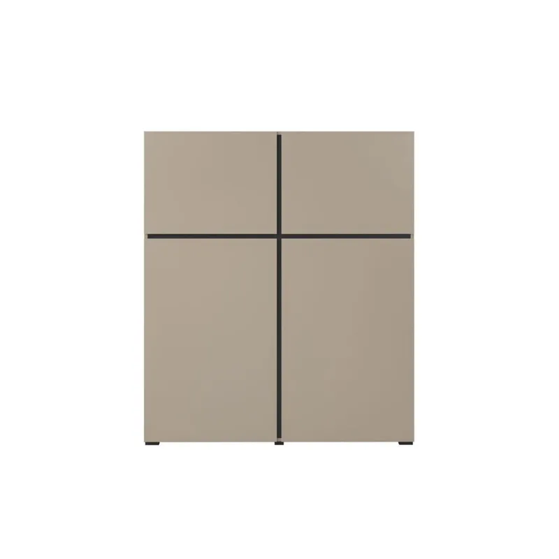 Skänk Cross 4 dörrar - Congo - Svart - Förvaring - Förvaringsmöbler - Skänkar & sideboards