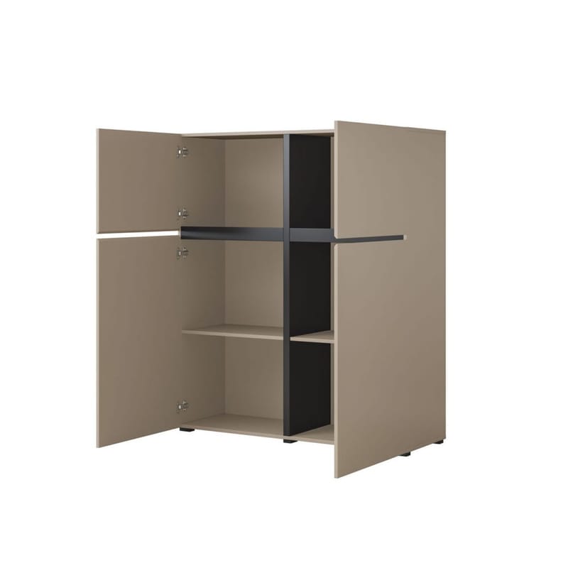 Skänk Cross 4 dörrar - Congo - Svart - Förvaring - Förvaringsmöbler - Skänkar & sideboards