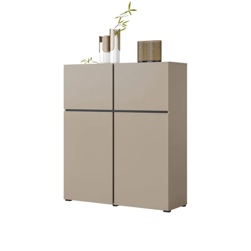 Skänk Cross 4 dörrar - Congo - Svart - Förvaring - Förvaringsmöbler - Skänkar & sideboards