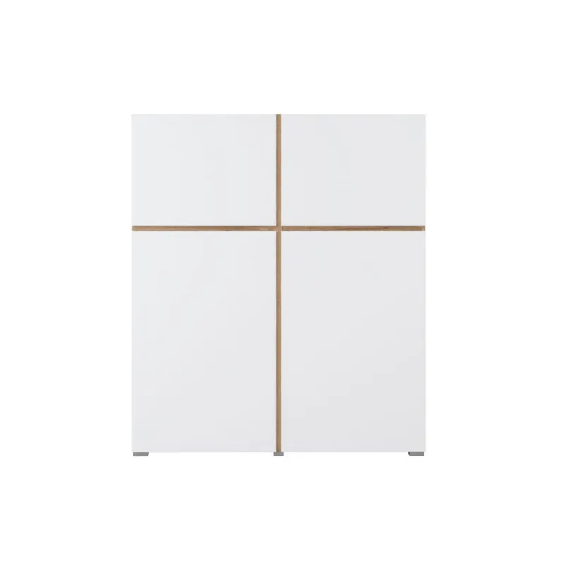Skänk Cross 4 dörrar - Vit - Förvaring - Förvaringsmöbler - Skänkar & sideboards