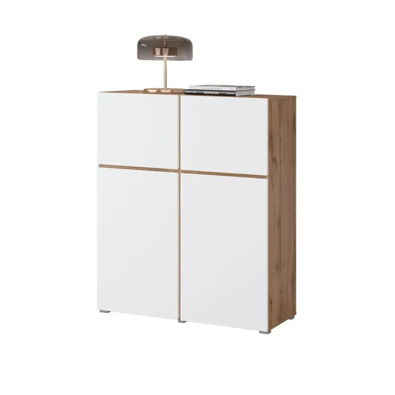 Skänk Cross 4 dörrar - Vit - Förvaring - Förvaringsmöbler - Skänkar & sideboards