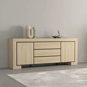 Skänk Cuba II 2 Dörrar med 3 Lådor - Förvaring - Förvaringsmöbler - Skänkar & sideboards