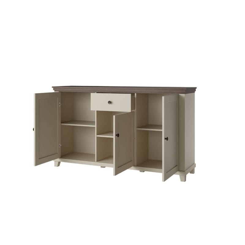 Skänk Evora 3 dörrar 1 låda - Ljus Beige - Förvaring - Förvaringsmöbler - Skänkar & sideboards