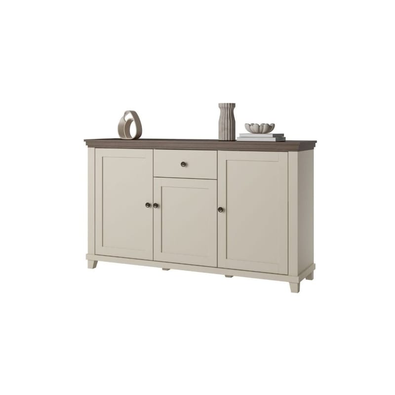 Skänk Evora 3 dörrar 1 låda - Ljus Beige - Förvaring - Förvaringsmöbler - Skänkar & sideboards