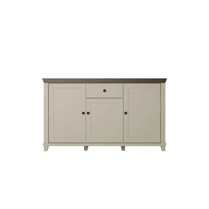 Skänk Evora 3 dörrar 1 låda - Ljus Beige - Förvaring - Förvaringsmöbler - Skänkar & sideboards