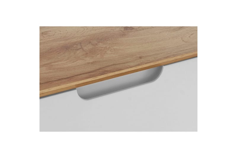 Skänk Ezra 120x40x75 cm, Wotan-ek/Vit - 120x40x75 cm, Wotan-ek/Vit - Förvaring - Förvaringsmöbler - Skänkar & sideboards