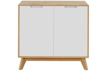 Skänk Ezra 80x40x75 cm, Wotan-ek/Vit - 80x40x75 cm, Wotan-ek/Vit - Förvaring - Förvaringsmöbler - Skänkar & sideboards