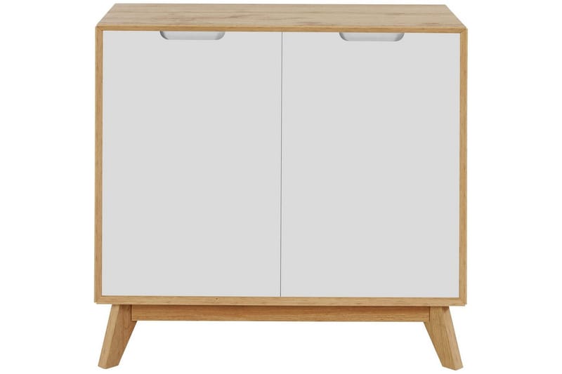 Skänk Ezra 80x40x75 cm, Wotan-ek/Vit - 80x40x75 cm, Wotan-ek/Vit - Förvaring - Förvaringsmöbler - Skänkar & sideboards