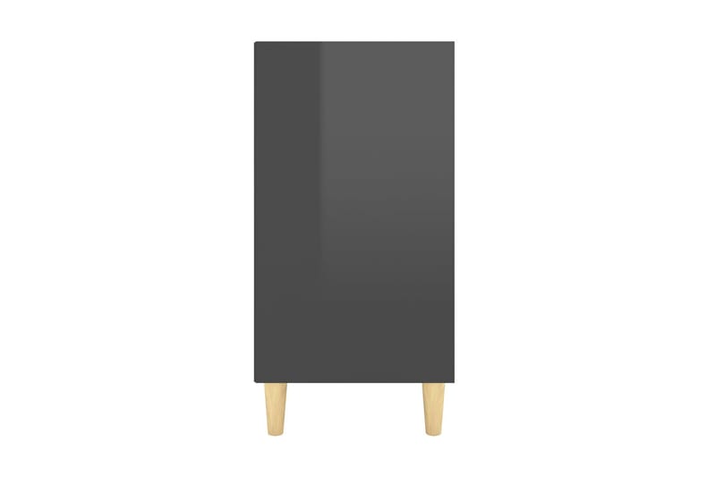 Skänk grå högglans 103,5x35x70 cm spånskiva - Grå högglans - Skänkar & sideboards