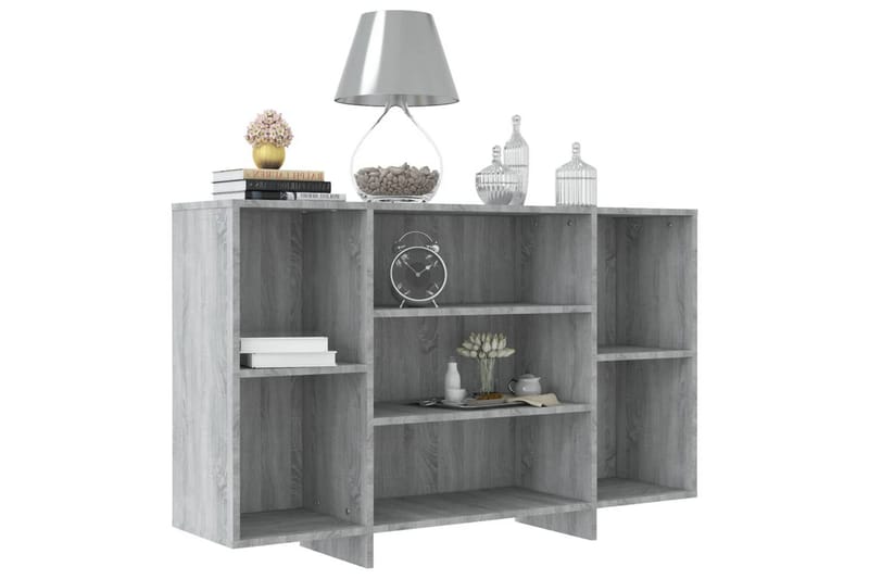 Skänk grå sonoma 120x30x75 cm spånskiva - Grå - Förvaring - Förvaringsmöbler - Skänkar & sideboards